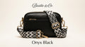 Maya Vegan Leather Woven-Strap Camera Crossbody