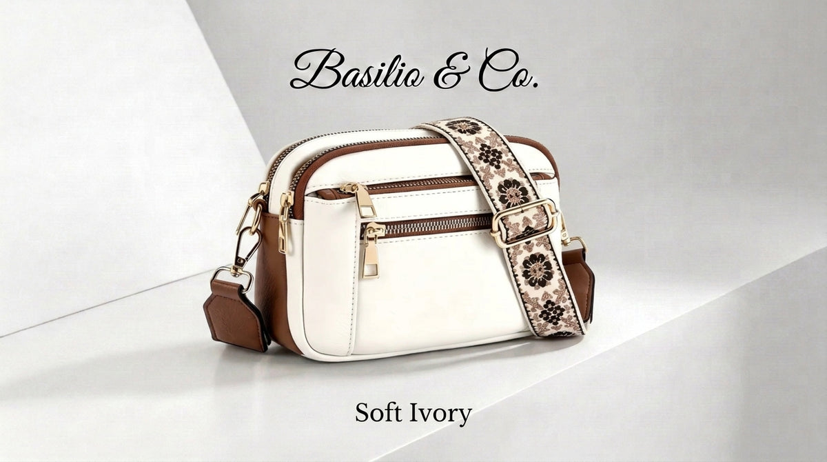 Milan Vegan Leather Multi-Pocket Crossbody Bag