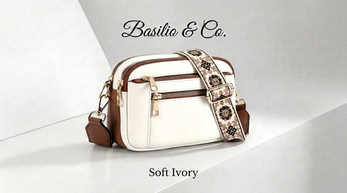 Milan Vegan Leather Multi-Pocket Crossbody Bag