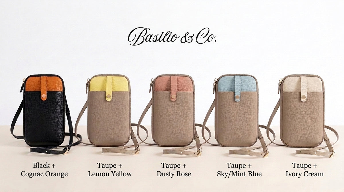 Siena Genuine Leather Crossbody Phone Wallet