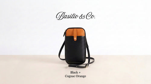 Siena Genuine Leather Crossbody Phone Wallet